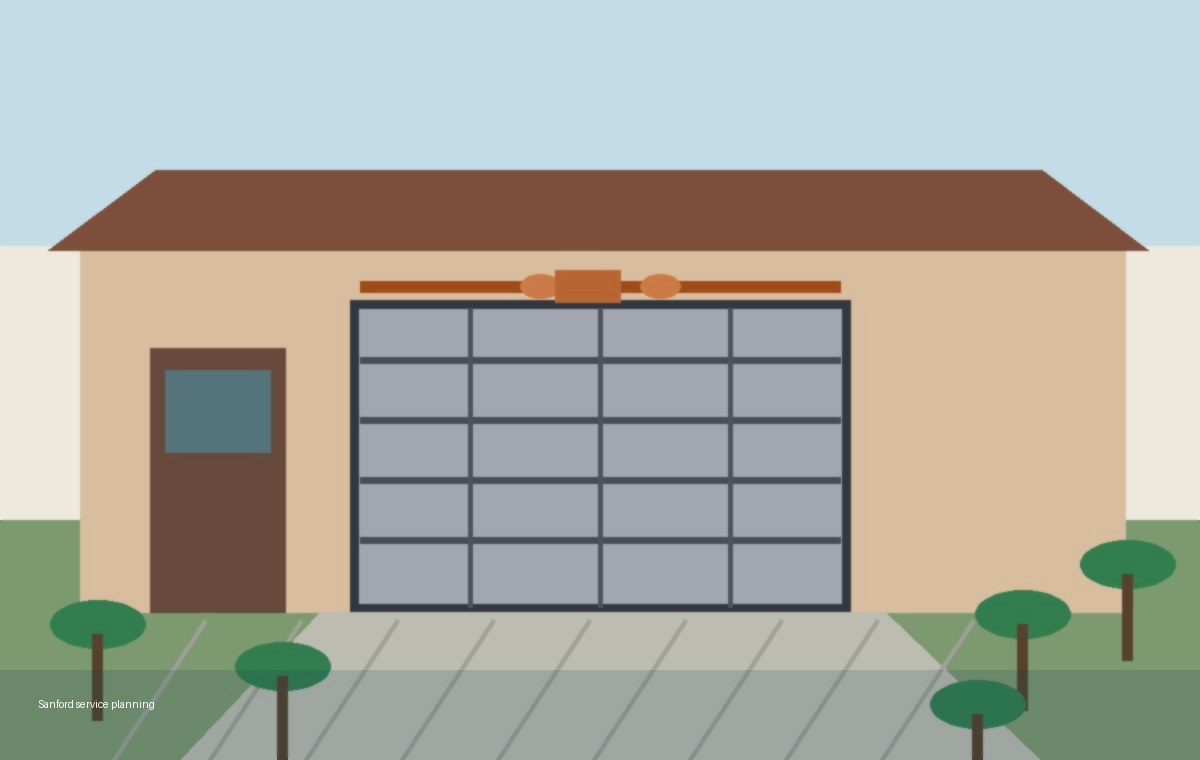 Garage door torsion spring gap check at a League City home